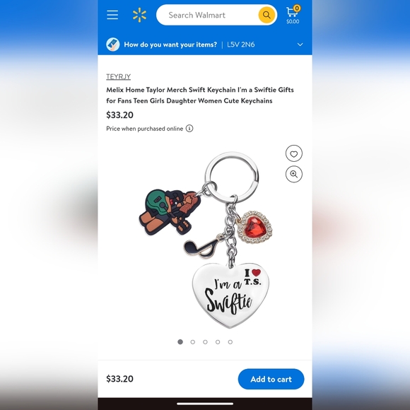 Melix Home I ❤️ T.S. Swiftie Keychain - Picture 8 of 8